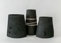 Black Towers, H.36cm, 40cm, 32cm