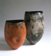 Dimpled pots, H. 26, 33cm